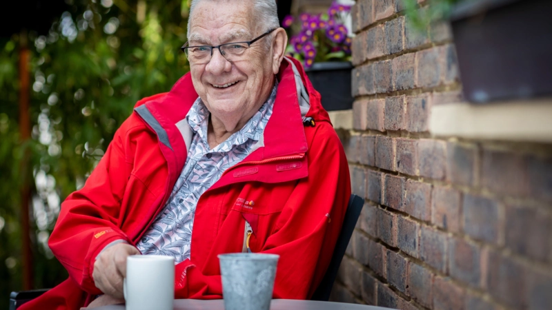 Man smiling with coffee_Centre for Better Ageing