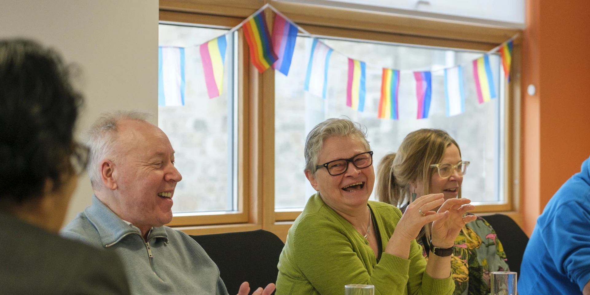 Discussing issues at the LGBTQ+ Older People's Network