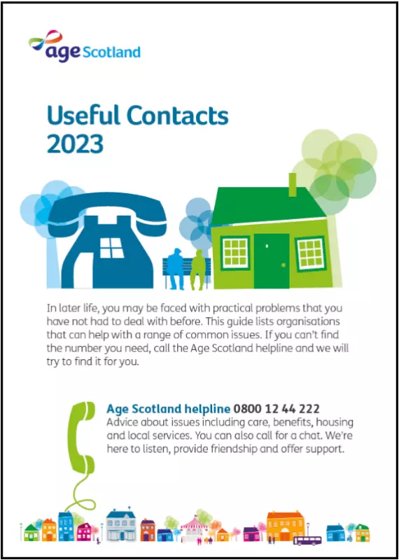 Front cover of Useful Contacts guide