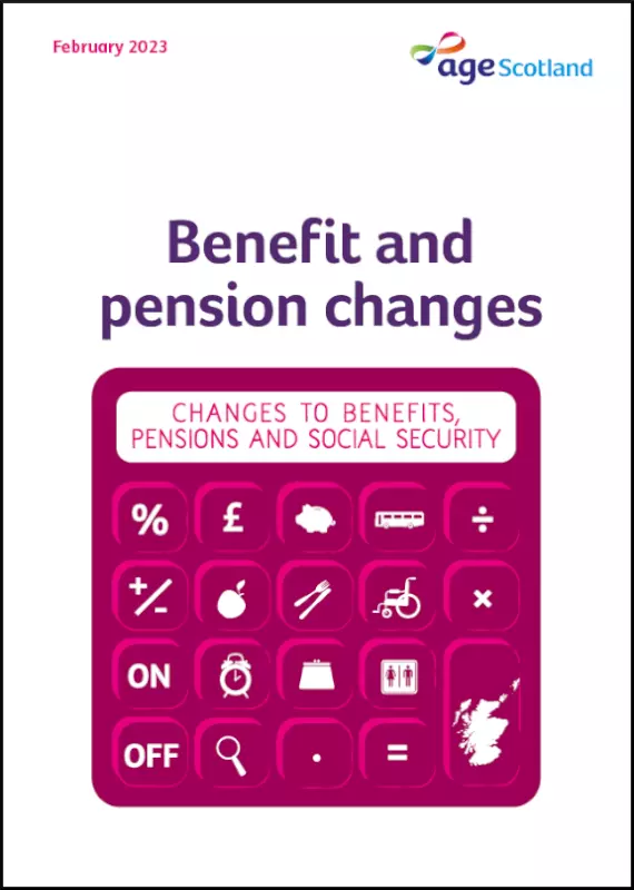 Benefit and Pension Changes front cover