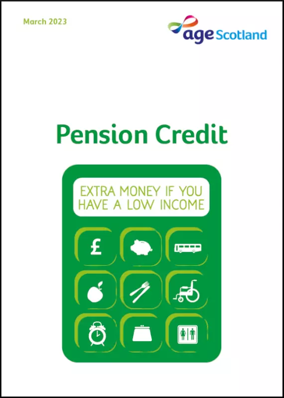 Pension Credit guide front cover