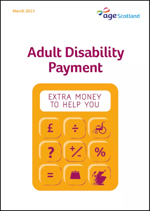 Adult Disability Payment front cover