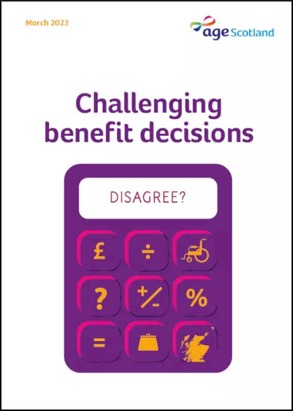 Challenging Benefit Decisions guide front cover