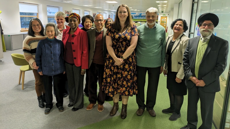 Members of the Scottish Ethnic Minority Older People Forum meet with Scottish Government equalities minister Emma Roddick