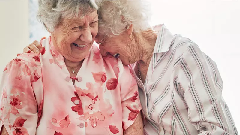 Older Women Laughing 