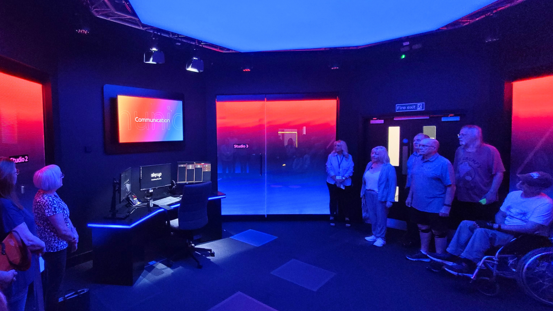 Sky Academy and Spark filming
